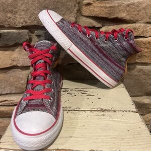 Vibrant vintage, converse High-Top Sneakers - Pink and red